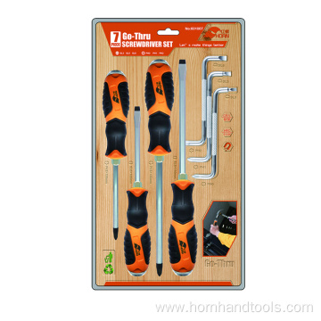 offset go-thru factory professional screwdriver set